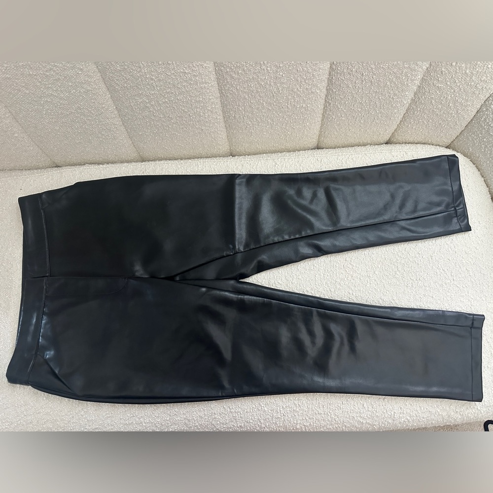 Bagatelle Collection Black Faux Leather Pants